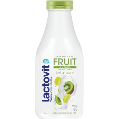 Lactovit fruit sprchový gél kiwi hrozno 500 ml
