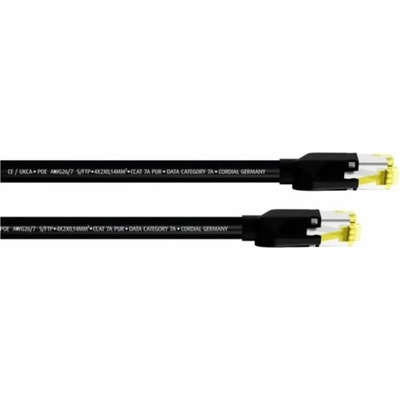 Cordial 15581 RJ45 CAT 7a S/FTP 10m černý