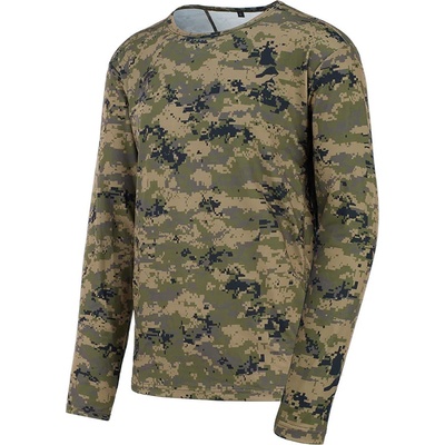 Stagunt Orset Pixel Camo tričko s dlouhým rukávem zelené