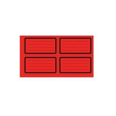 Top Office Самозалепващи етикети Top Offic, Ученически, Червени, 40 броя, office1_1540200325