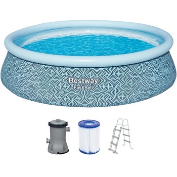 Bestway 57372 Кръгъл басейн комплект, 457 x 107 см с аксесоари