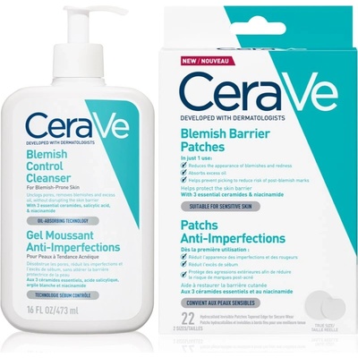 CeraVe Cleansers Blemish Control Cleanser комплект за проблемна кожа, акне