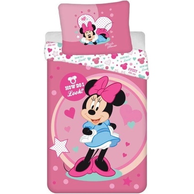 Jerry Fabrics MICRO obliečky Minnie Sweet like me Polyester mikrovlákno 140x200 70x90