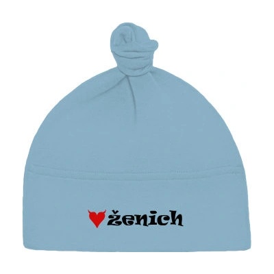Dětská čepice s uzlem Ženich