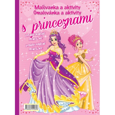 Maľovanka Aktivity Princezné+ceruzky
