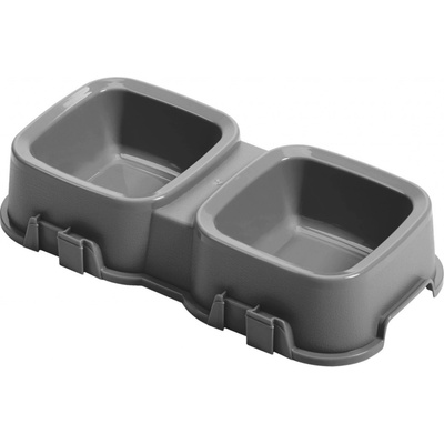 Tontarelli Miska Pet dvojitá grafit 2 x 0,5 l