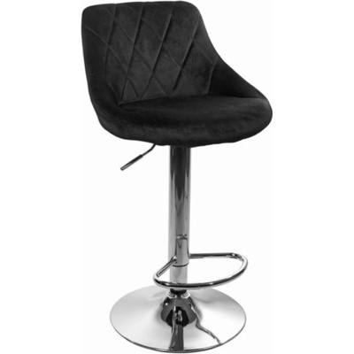 Trendie Oklahoma samet černá / chrom