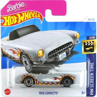 Mattel Hot Wheels Barbie 1956 Corvette Gray