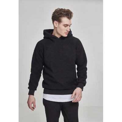 Urban Classics Мъжки суичър Urban Classics Sherpa в черен цвятUB-TB2404-00007 - Черен, размер XXL