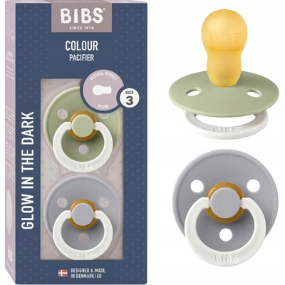 Bibs Colour nočné kaučuk 2ks Sage Cloud