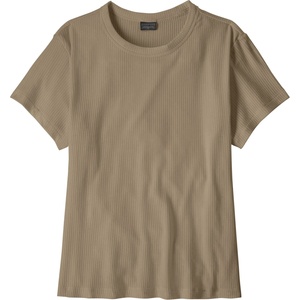 Patagonia Дамска тениска Patagonia Women's Rib Knit Top T-shirt - Seabird Grey - размер XS (916-6172-0211)
