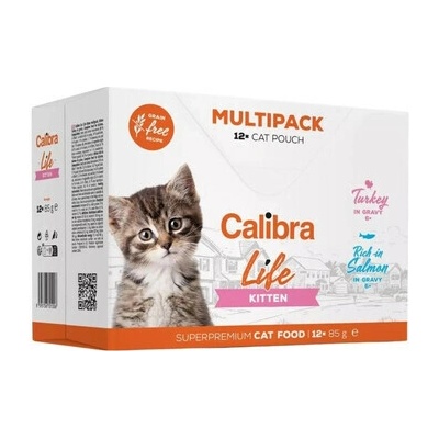 CALIBRA Cat Life Pouch Kitten Multipack in gravy 12x85 g