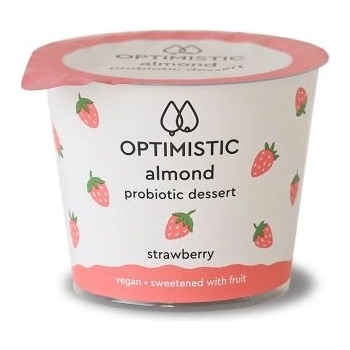 Optimistic mandlový dezert Jahoda 125 g