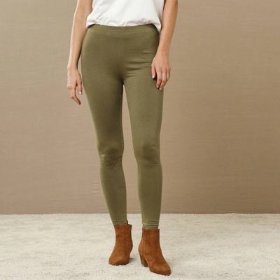 Súprava 2 legín s pružným pásom bronzová/čierna