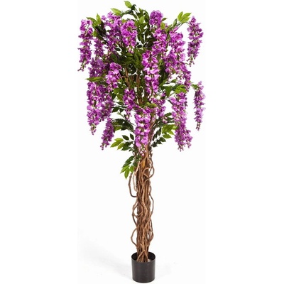 Vistária prírodné kmene DELUXE, fialová, 180 cm