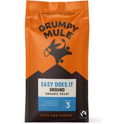 Grumpy Mule BIO mletá káva bez kofeinu Arabica 227g