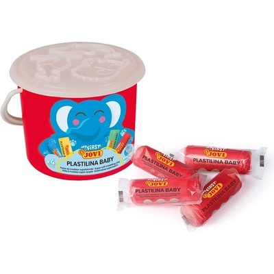 JOVI Plastelína BABY 10 x 38 g červený