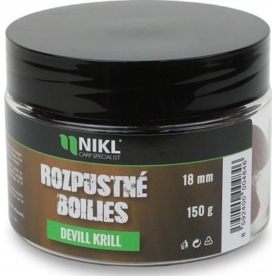 Karel Nikl Rozpustné Boilies Devill Krill 150g 24mm