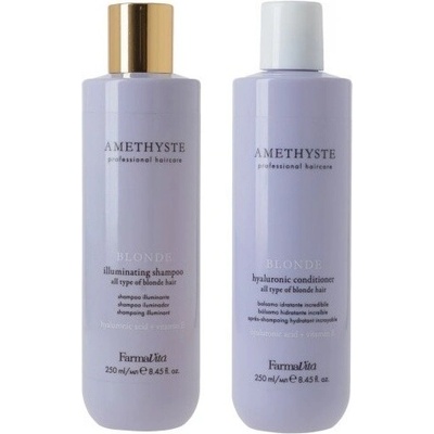 FarmaVita Amethyste Hyaluronic blond kondicionér 250 ml + blond šampon 250 ml