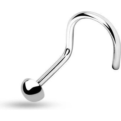 Šperky4U zahnutý piercing do nosu N01065-02