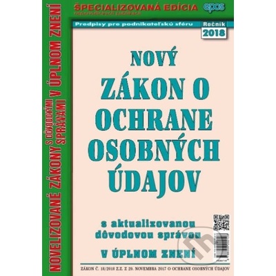 Nový Zákon o ochrane osobných údajov