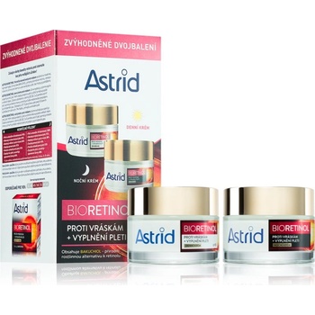 Astrid Bioretinol подаръчен комплект против бръчки за жени 2x50ml