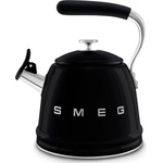 SMEG Свирещ чайник Smeg CKLW2001BL, 2.3 л, Индукция, Ненагряваща се дръжка, Стомана, Черен (CKLW2001)
