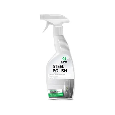 GRASS Steel polish - препарат за почистване на мед, хром, никел, неръждаема стомана и други - 600 мл