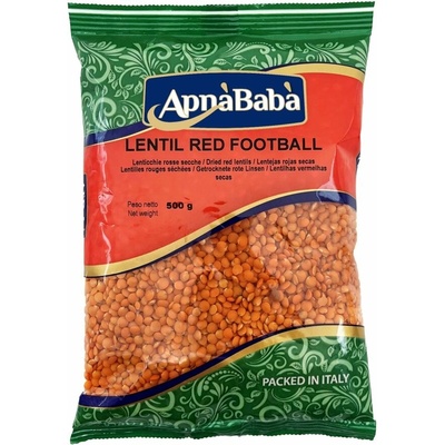 ApnaBaba Čočka červená fotbalová 0,5 kg