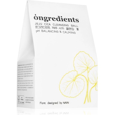 Ongredients Jeju Cica Cleansing Ball почистващ сапун за лице с успокояващ ефект 110 гр