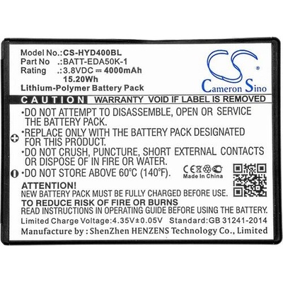 Cameron sino Батерия за баркод скенер Honeywell EDA50 50129589-001 LiPo 3.8V 4000mAh Cameron Sino (CS-HYD400BL)