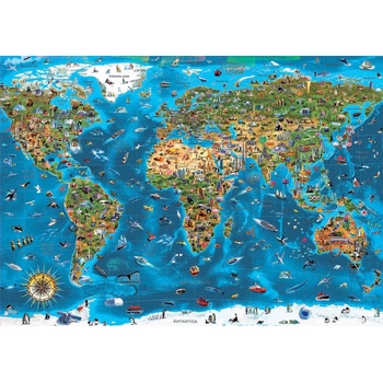 Image 1 of Educa - Puzzle Wonders of the world 1000 - 1 000 piese