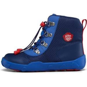 Affenzahn Детски зимни ботуши Affenzahn Kid's Winterstiefel Vegan Discovy Winter boots - Whale / Red / Blue - размер 29 (EU) (702-4547-0519)