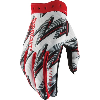 100% Ridefit Jr LF white/red