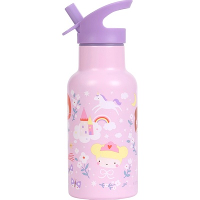 A Little Lovely Company nerezová láhev na pití princezny 50 ml