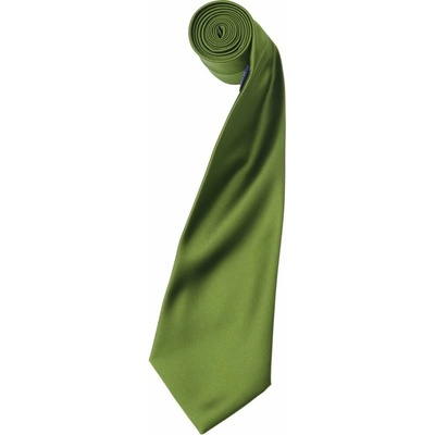 Premier Workwear Pánská saténová kravata PR750 Oasis Green