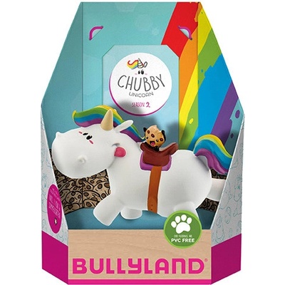 Bullyland Chubby na chrbte jednorožca hracia v darčekovej krabice