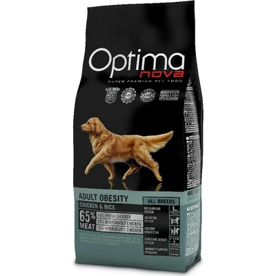 Optimanova Dog Adult Obesity Chicken & Rice 12 kg