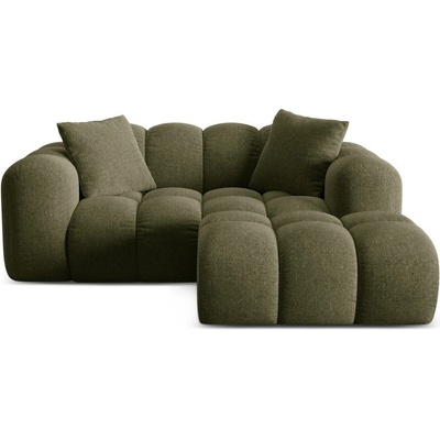 Cosmopolitan Design Зелен шенилов ъглов диван (десен ъгъл) Treno - Cosmopolitan Design (COS_RC_S_214_F1_TRENO4)