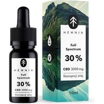 Hemnia Full Spectrum CBD Konopný olej 30% 3000 mg 10 ml