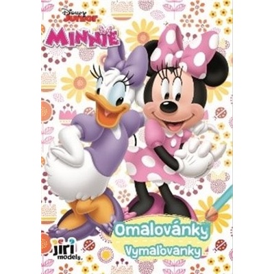 Tvarované omalovánky se samolepkami Minnie