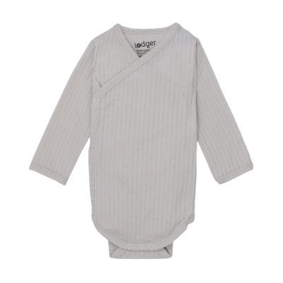 Lodger LODGER Romper LS Seersucker Steel