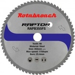 Rotabroach Циркулярен диск 355 mm (25.4) 66T (x2.4) за стомана Raptor (638)