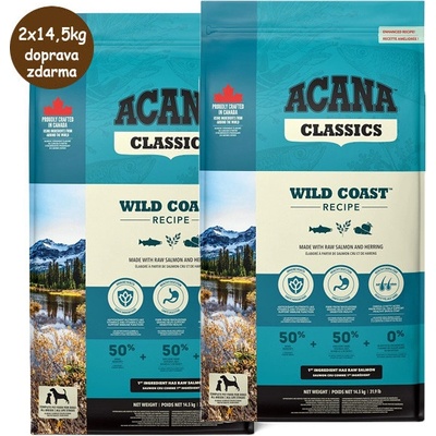 Acana Classics Wild Coast Recipe 2 x 14,5 kg