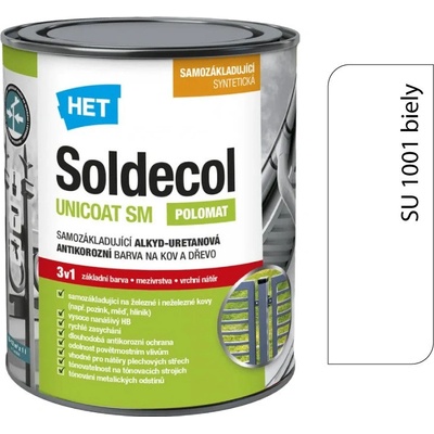 Het Soldecol Unicoat SM SU 1001 biely 0,6l