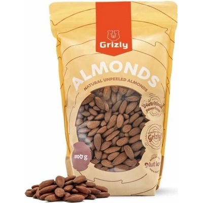 Grizly Mandle Natural neloupané 1 kg