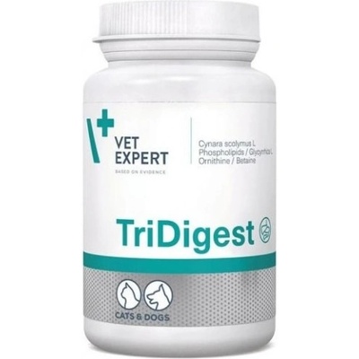 VetExpert TriDigest - хранителна добавка за кучета и котки, с храносмилателни разстройства, 40 таблетки, Vet Expert - Полша