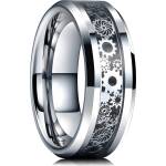 HARAHU Пръстен Wheels - Сребърен / 65mm KP32391