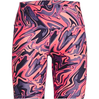 Under Armour Дамски къси панталони Under Armour HeatGear Bike Shorts Womens - Posh Pink