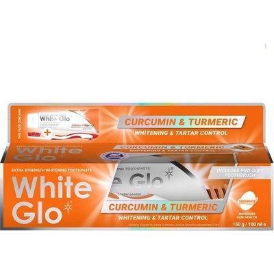 White Glo Curcumin & Turmeric 150g